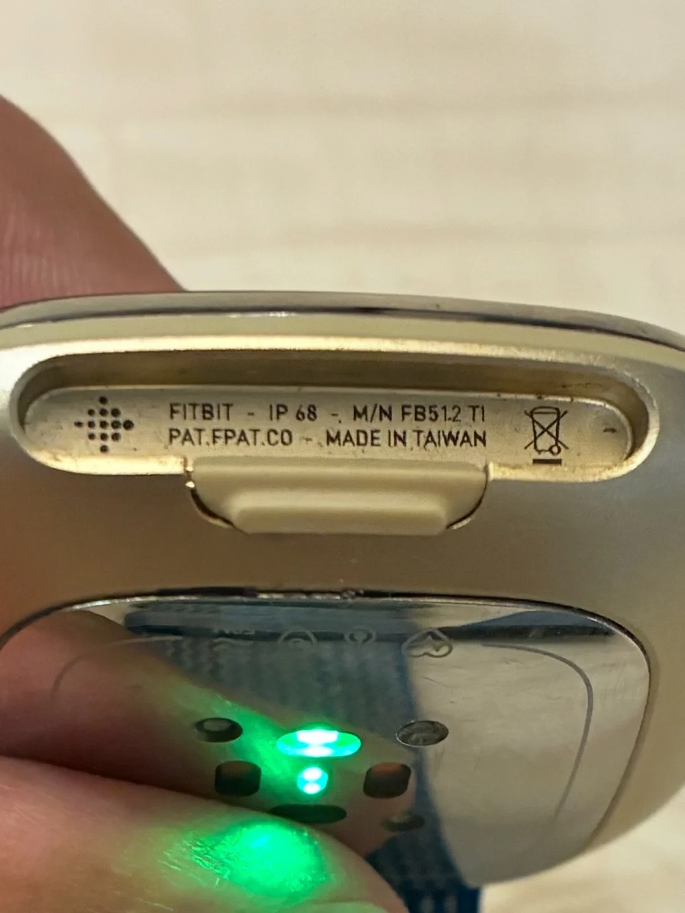 Fitbit sense Smartwatch with Blue Woven Band